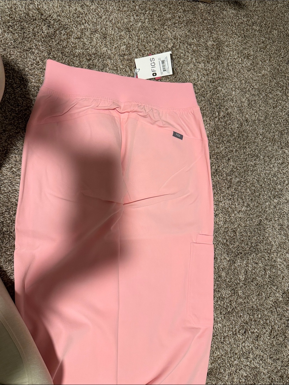 FIGS Isabel Wide Leg Pant (Fight Club Pink) - Picture 10 of 10